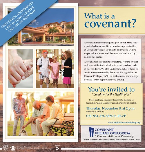 covenant village of florida retirement community